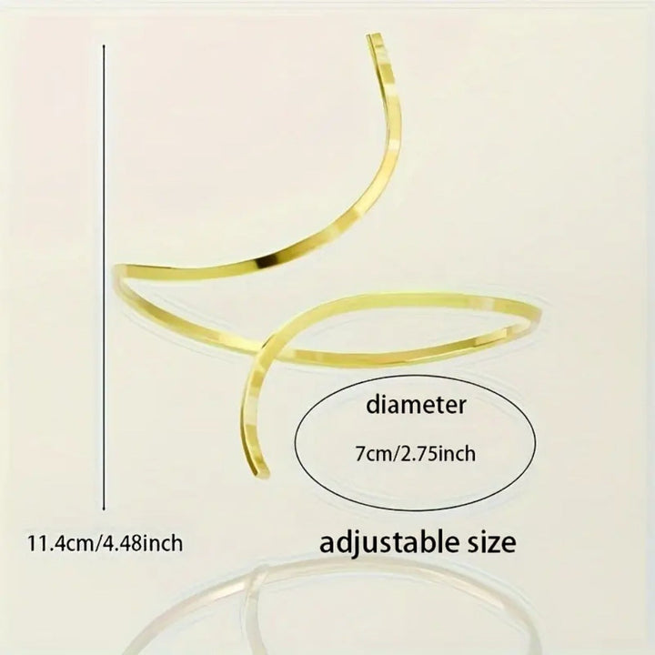 Simple geometric adjustable anklet bracelet