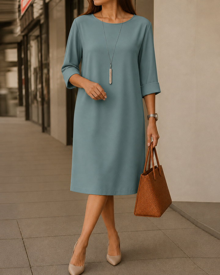 ODETTE™ | Tummy-Contouring Midi Dress