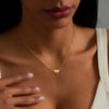 Heart Magnetic Clasp Paperclip Link Necklace