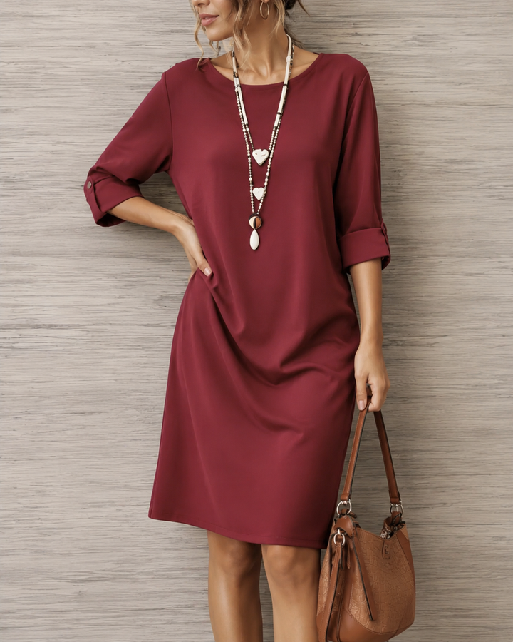 ODETTE™ | Tummy-Contouring Midi Dress