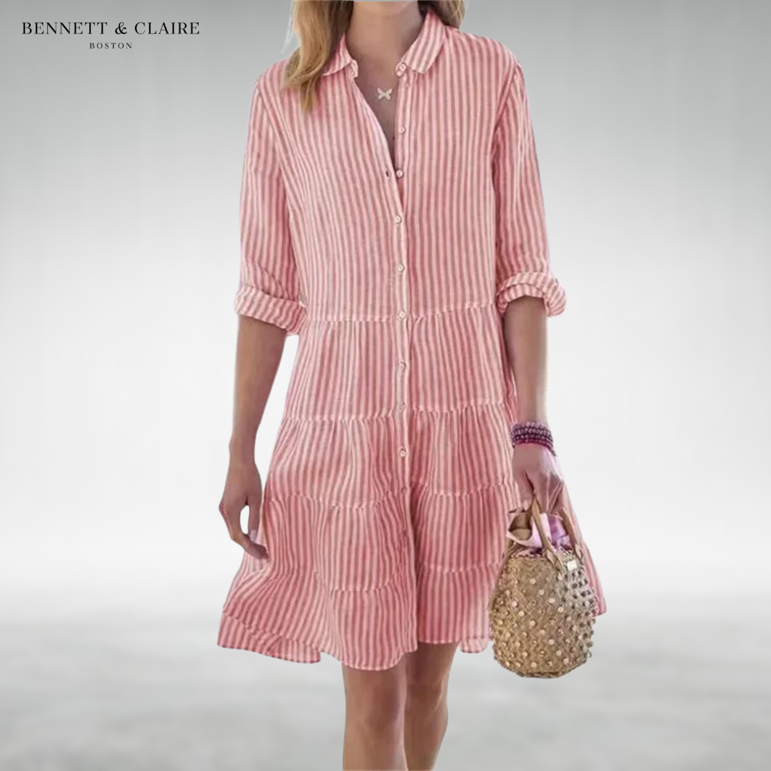 Lydia™ Flattering Button Dress