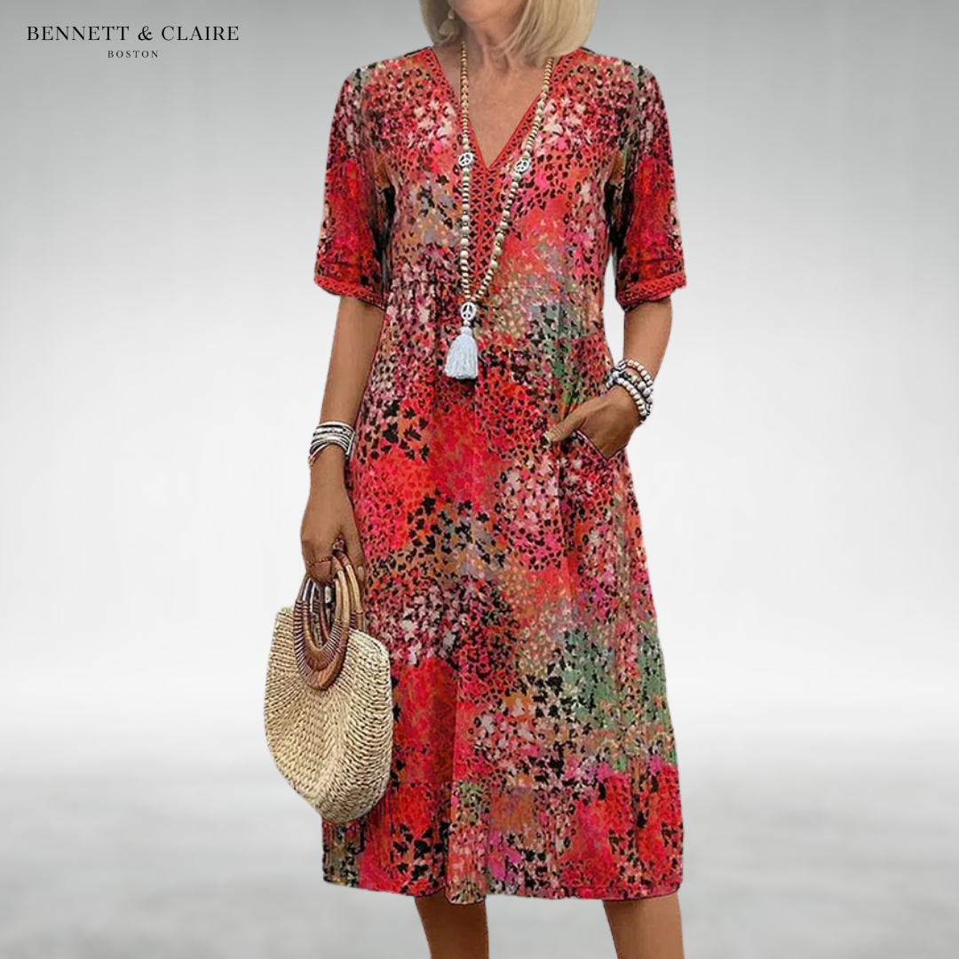 Jenna™ Flowy Midi Dress