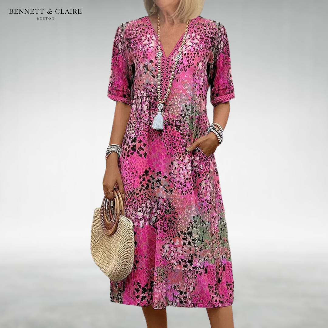 Jenna™ Flowy Midi Dress