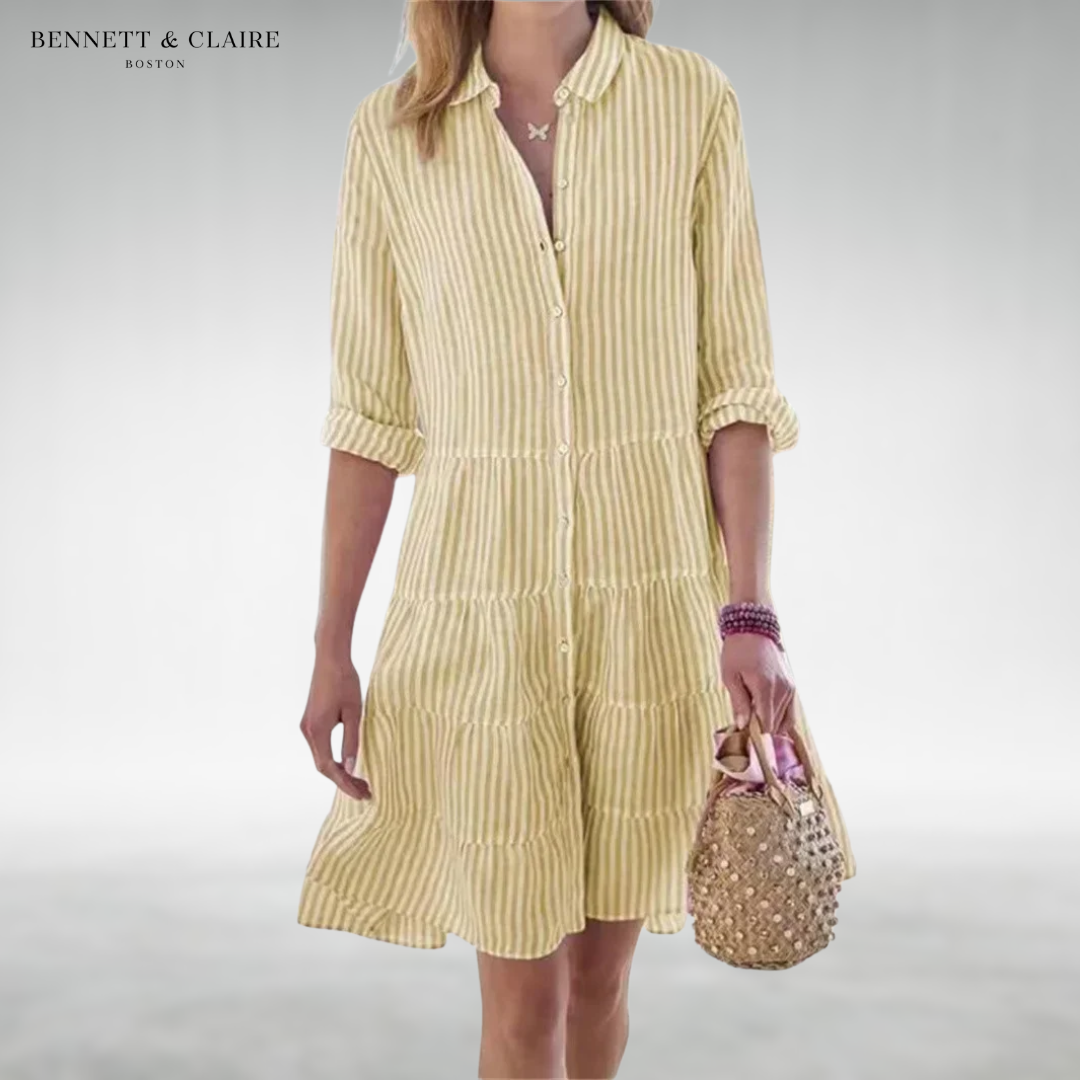Lydia™ Flattering Button Dress