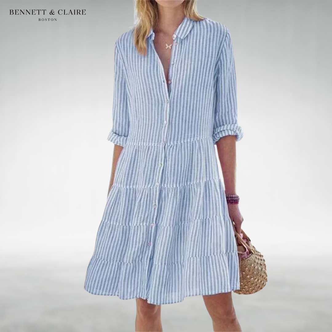 Lydia™ Flattering Button Dress