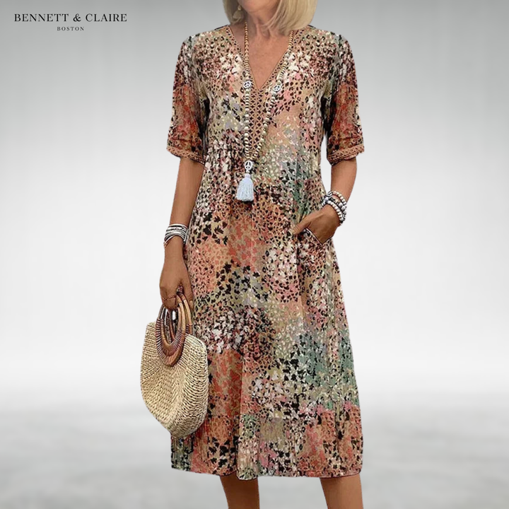 Jenna™ Flowy Midi Dress