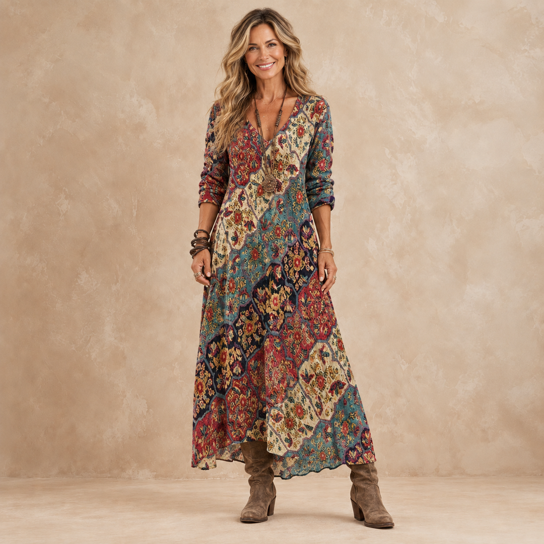 Lydia | Feminine Flowy Relaxed Fit Dress