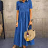 ELIZABETH | BUTTON-FRONT MIDI DRESS
