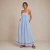 ELVENA™ | Striped Maxi Dress