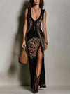 Avah | Bohemian Printed Maxi Dress for Women