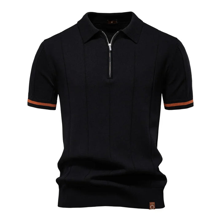 Men's Polo Shirt With Zip