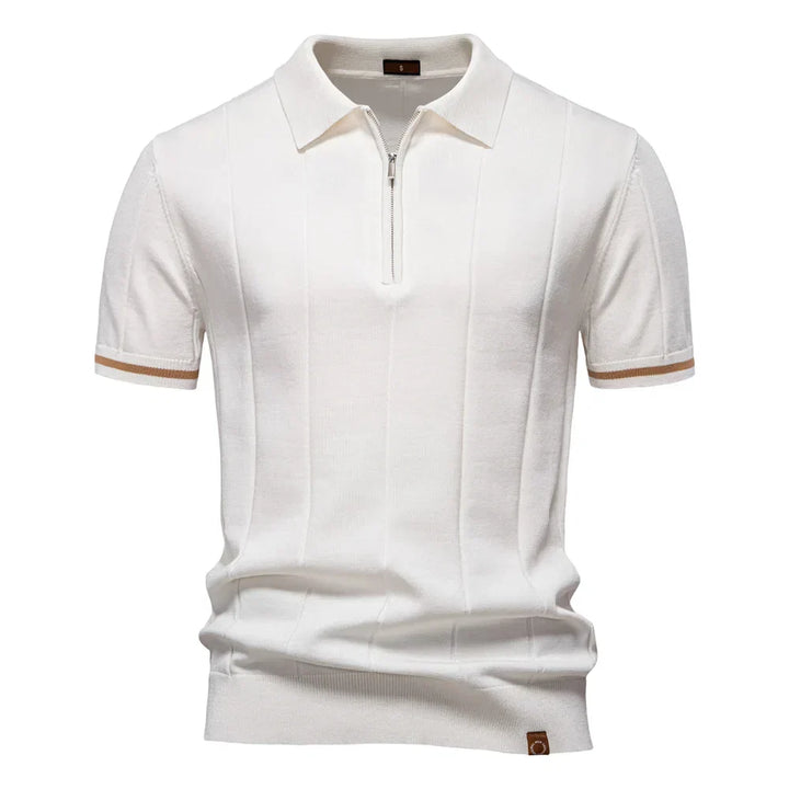 Men's Polo Shirt With Zip