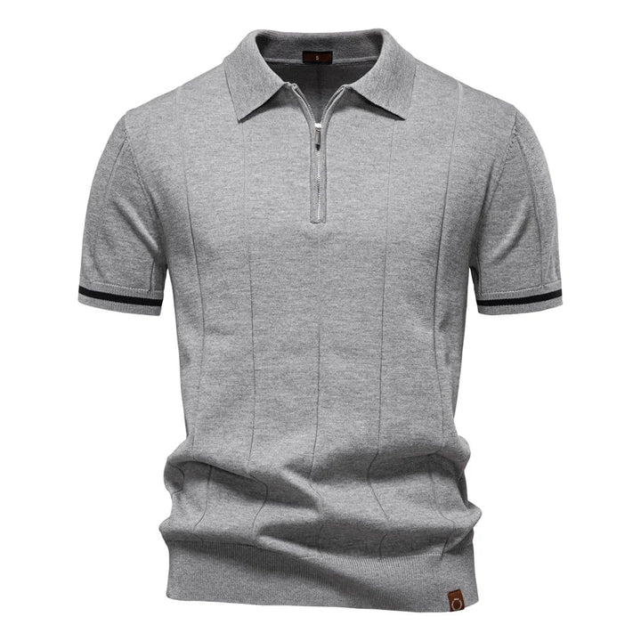 Men's Polo Shirt With Zip
