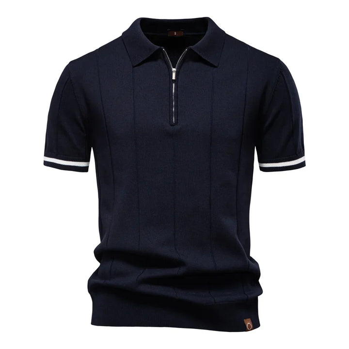 Men's Polo Shirt With Zip