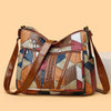 Solara II | Leather Mosaic Pattern Shoulder Bag