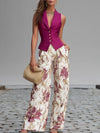 Rosette | Pink Vest & Pants Set