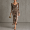 Arabella | Elegant Floral Midi Dress for Women