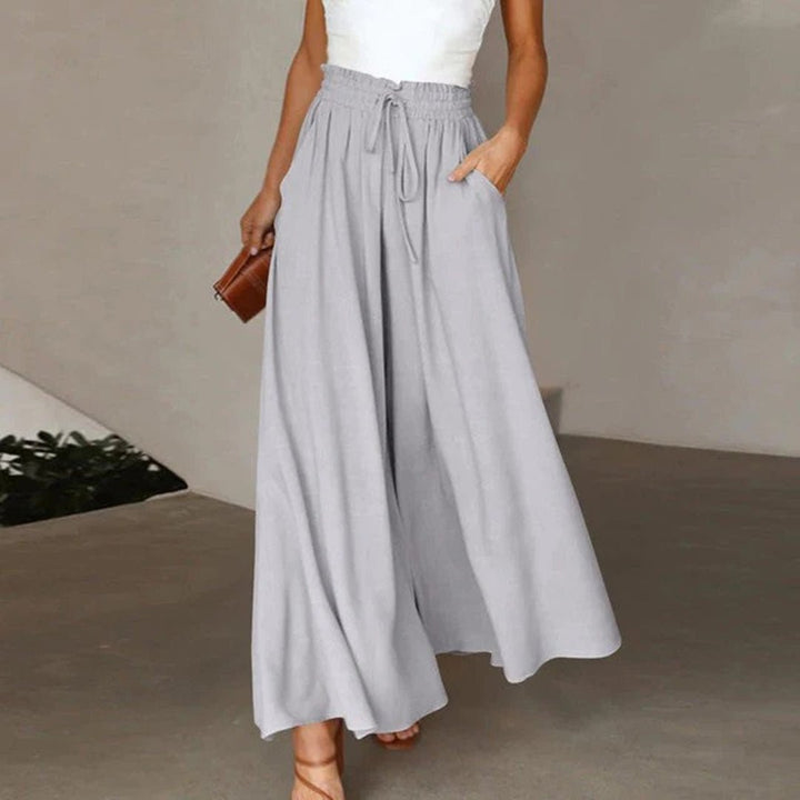 Clementine | Women's High Waisted Wide Leg Palazzo Pants