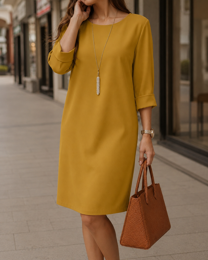 ODETTE™ | Tummy-Contouring Midi Dress